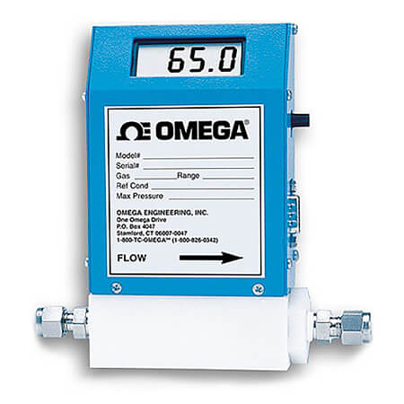 OMEGA奧米佳 FMA-A2000系列氣體質(zhì)量流量計和控制器 可選配一體式顯示屏，用于測量潔凈氣體