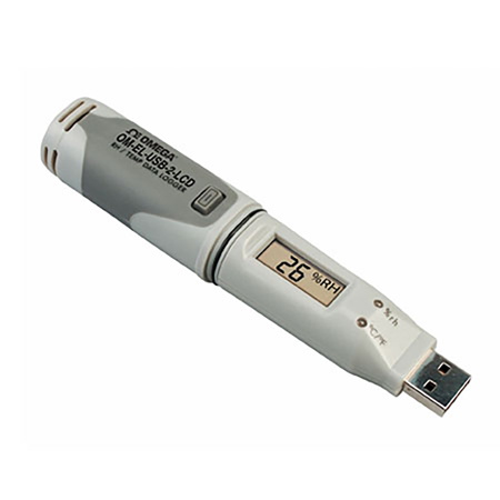 OMEGA奧米佳 OM-EL-USB-2-LCD溫度、濕度和露點(diǎn)數(shù)據(jù)記錄器 配有LCD顯示屏